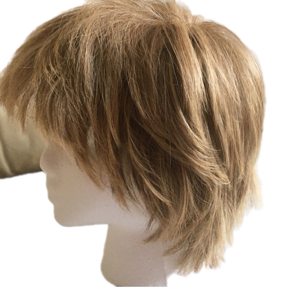 Lace Cap Adjustable Shag Woman's Synthetic Wig
